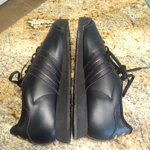 Adidas Samoa Size 10 Black Walking Running FV4991 - Picture 7 of 12